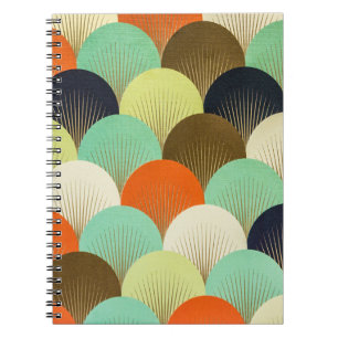 Bunte Tapete: künstlerisches Design. Notizblock