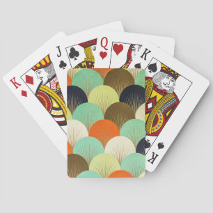 Bunte Tapete: künstlerisches Design. Spielkarten