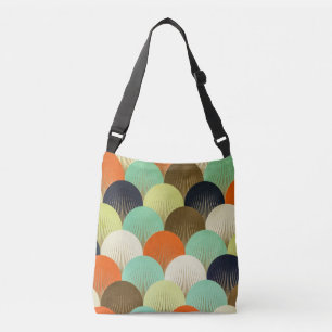 Bunte Tapete: künstlerisches Design. Tragetaschen Mit Langen Trägern