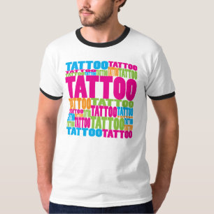 Bunte Tätowierung T-Shirt