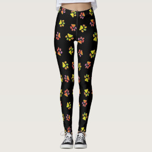 Bunte Tatzen Leggings