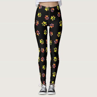 Bunte Tatzen Leggings