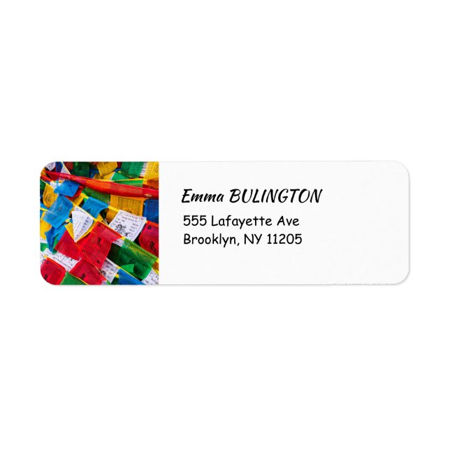 Bunte tibetische Gebetsflaggen - Tibet (Vorne)