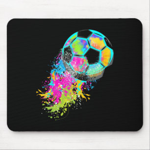 Bunte Tie Dye Fußball Ll Mousepad