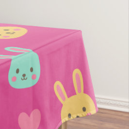 Bunte Tischdecke des Osterhasen-Muster-|