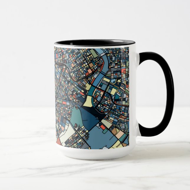 Bunte Tokyo-Karte Tasse (Rechts)