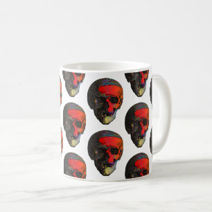 Bunte Totenköpfe Kaffeetasse