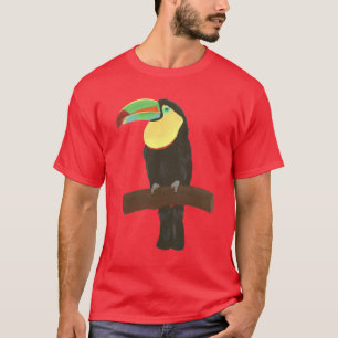 Bunte Toucan Vogel-Malerei auf T-Shirts