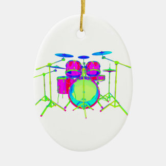 Bunte Trommel-Ausrüstung Keramik Ornament