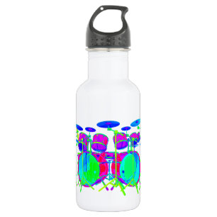 Bunte Trommel-Ausrüstung Trinkflasche