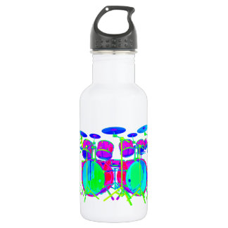 Bunte Trommel-Ausrüstung Trinkflasche