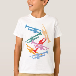 Bunte Trompeten T-Shirt
