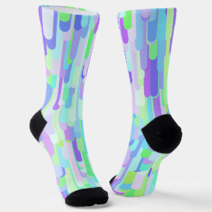 Bunte Tropfen Socken