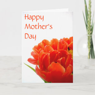 Bunte Tulpen Muttertagskarte Karte