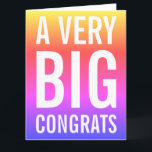 Bunte und sehr große Glückwünsche Karte<br><div class="desc">Farbenfrohe Glückwunsch-Karte.</div>