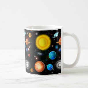Bunte Universum-Astronomie-Raum-Tasse Tasse