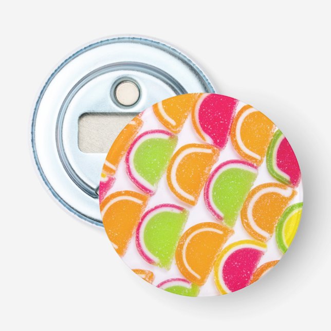 Bunte unterschiedliche Gelee-Süßigkeit Flaschenöffner (Vorderseite)