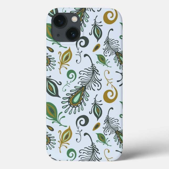 Bunte verschiedene Federn Case-Mate iPhone Hülle (Rückseite)