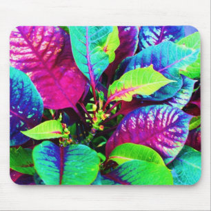 Bunte violette Pflanzen Mousepad