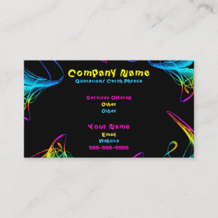 Bunte Visitenkarten Visitenkarte