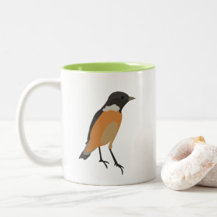 Bunte Vögel Singvogel Zweifarbige Tasse