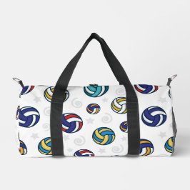 Bunte Volleyballs Duffle Bag