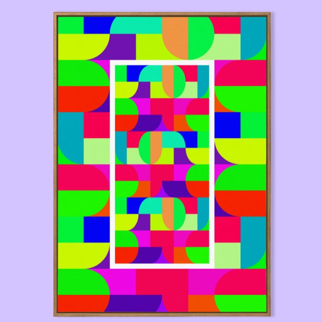 Bunte Wandkunst im Bauhaus-Stil Poster (Von Creator hochgeladen)