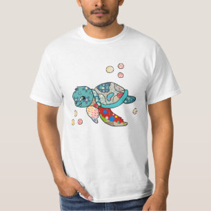 bunte Wasserschildkröte T-Shirt