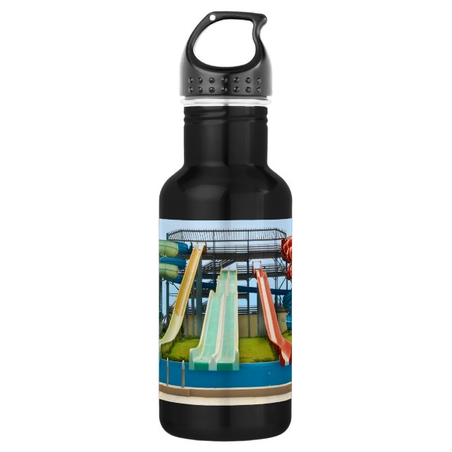 Bunte Waterslides Trinkflasche (Vorderseite)