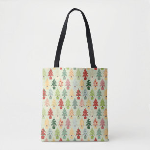 Bunte Weihnachtsbaum-Tasche