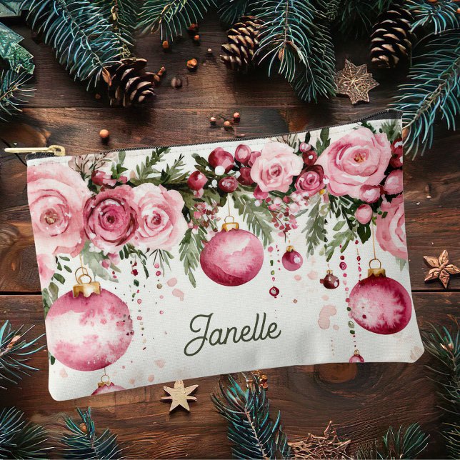 bunte Weihnachtsbäume mit Blume Zubehörtasche (Von Creator hochgeladen)