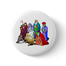 Bunte WeihnachtsGeburt Christis-Szene