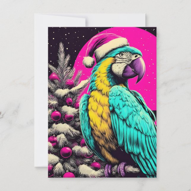 Bunte Weihnachtskarten Feiertagskarte (Vorderseite)