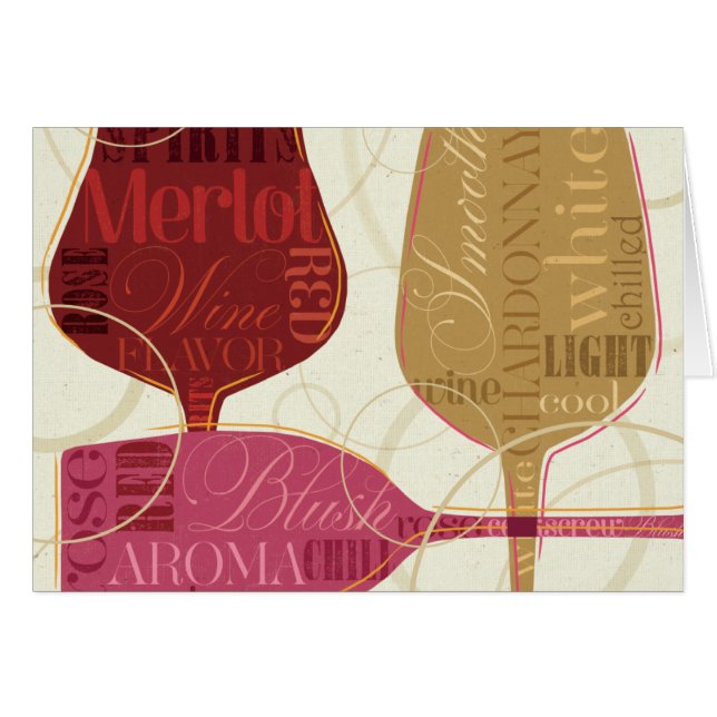 Bunte Wein-Gläser (Vorderseite (Horizontal))