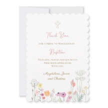 bunte Wildblumen danke Ihnen für die kommende Kart