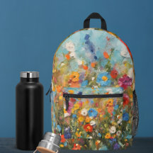 Bunte Wildblumen-Rucksack
