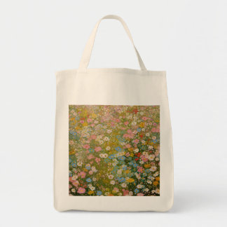 Bunte Wildblumenwiese 2 Tragetasche