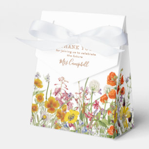Bunte Wilde Blumen Land Zukunft Frau Blumen- Geschenkschachtel