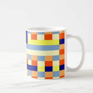 Bunte Würfel Tasse