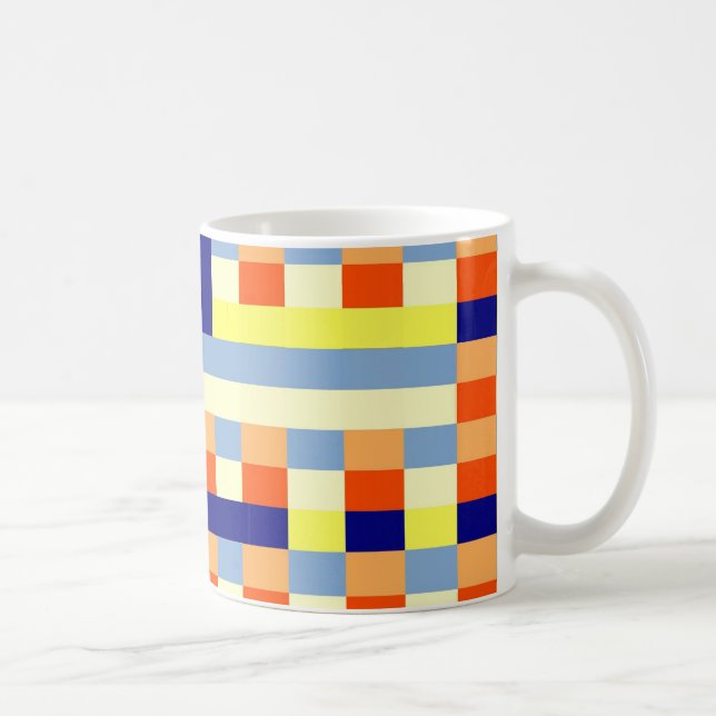Bunte Würfel Tasse (Rechts)