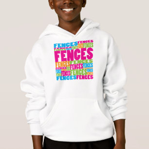 Bunte Zäune Hoodie
