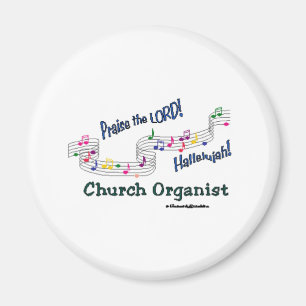 Bunter Anmerkungs-Organist Magnet