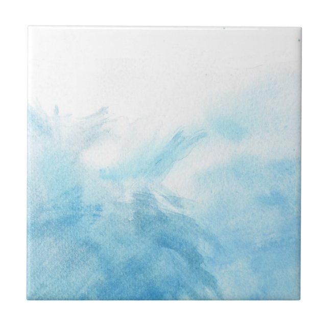 bunter Aquarellhintergrund für Ihr Fliese (Vorderseite)