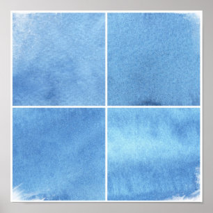 bunter Aquarellhintergrund für Ihre 5 Poster