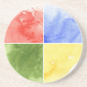 bunter Aquarellhintergrund für Ihren Entwurf Getränkeuntersetzer