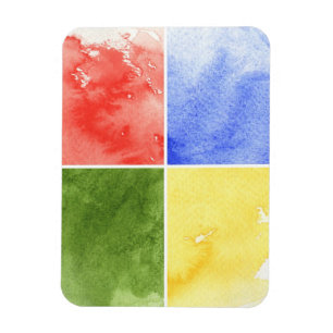 bunter Aquarellhintergrund für Ihren Entwurf Magnet