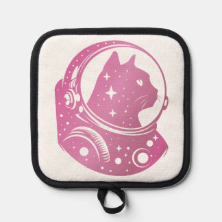 bunter Astronaut Kitty Topflappen