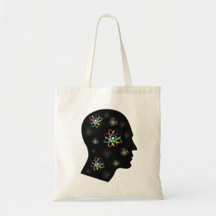 Bunter Atom-Verstand - Tasche