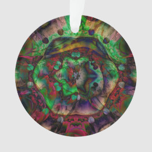 Bunter Blumen-Burst abstrakt Ornament