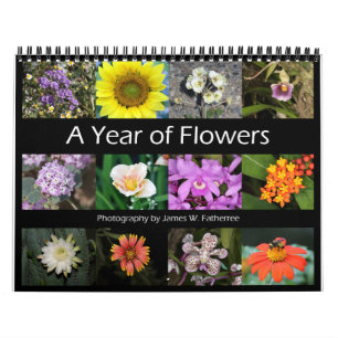 Bunter Blumen Wandkalender 5 von J.W. Fatherree